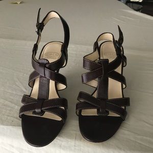 Joan and David All Leather sandals